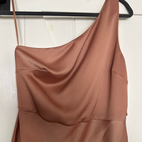 BHLDN Copper Satin Gown - Picture 3 of 6